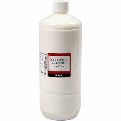 Decoupagelak, mat, 1000ml/ 1 fl.