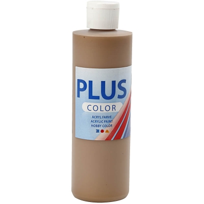 Plus Color Hobbymaling, lys brun, 250ml/ 1 fl.