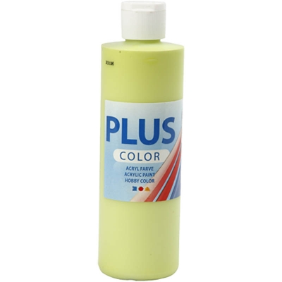 Plus Color Hobbymaling, limegrøn, 250ml/ 1 fl.