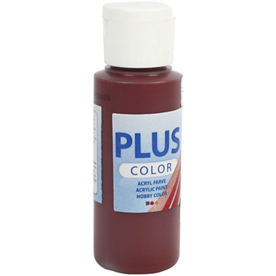 Plus Color Hobbymaling, bordeaux, 60ml/ 1 fl.