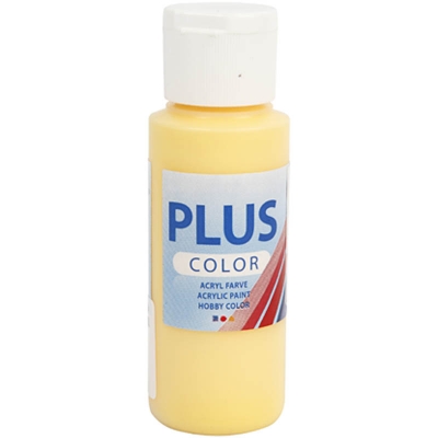 Plus Color Hobbymaling, crocus yellow, 60ml/ 1 fl.