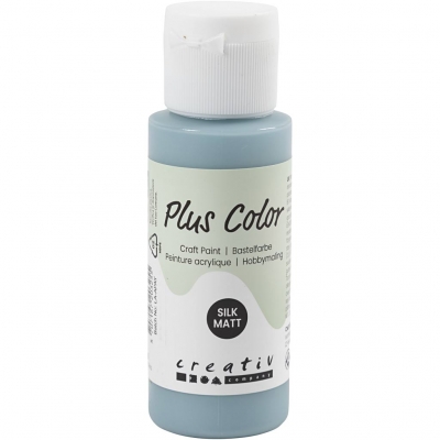 Plus Color Hobbymaling, sart blå, 60ml/ 1 fl.