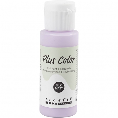 Plus Color Hobbymaling, pale lilac, 60ml/ 1 fl.