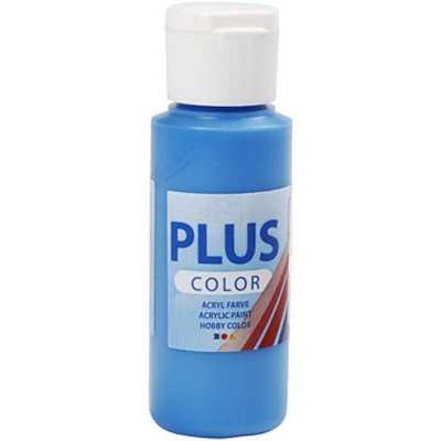 Plus Color Hobbymaling, primær blå, 60ml/ 1 fl.