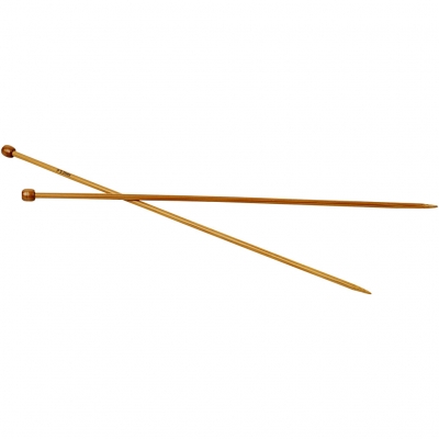Strikkepinde, L: 35 cm, str. 5 mm, 1 par