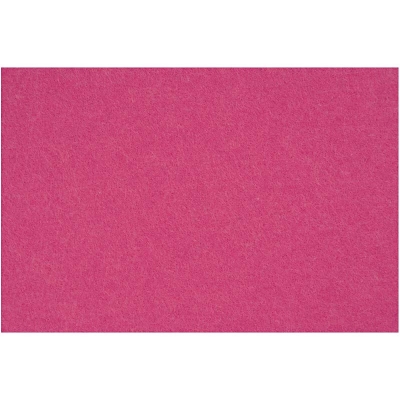 Hobbyfilt, 42x60 cm, tykkelse 3 mm, pink, 1ark/ 1 ark