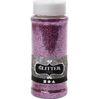 Glitter, pink, 110g/ 1 ds.