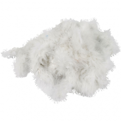 Fjerboa, B: 20-30 mm, hvid, 10m/ 1 pk.