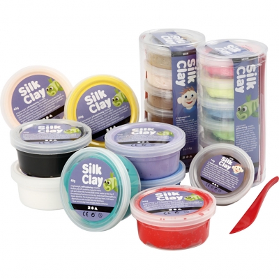 Silk Clay®, ass. farver, 22 ds./ 1 pk.