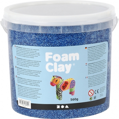 Foam Clay®, blå, 560g/ 1 spand