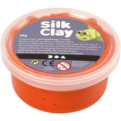 Silk Clay®, orange, 40g/ 1 ds.