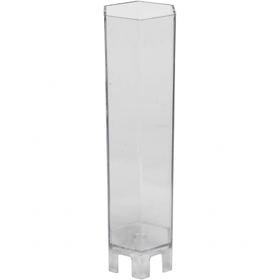 Lysstøbeform, sekskant, str. 170x53 mm, 1 stk.