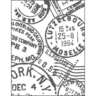 Prægeskabelon, stempler, str. 11x14 cm, tykkelse 2 mm, 1stk./ 1 stk.