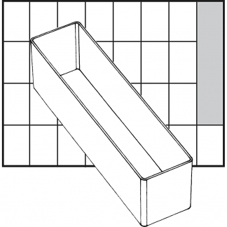 Basisindsats, H: 47 mm, str. 163x39 mm, 1 stk.