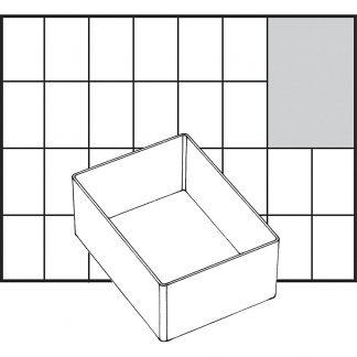 Basisindsats, H: 47 mm, str. 109x79 mm, 1 stk.