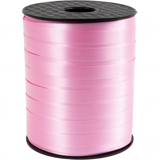 Gavebånd, B: 10 mm, lys pink, 250 m/ 1 rl.