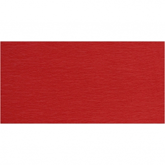 Crepepapir, ark 50x250 cm, r&oslash;d, 10 l&aelig;g/ 1 pk.