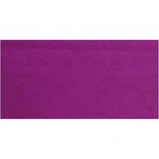 Crepepapir, ark 50x250 cm, violet, 10 l&aelig;g/ 1 pk.