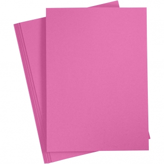 Karton, A4, 210x297 mm, 180 g, pink, 20ark/ 1 pk.