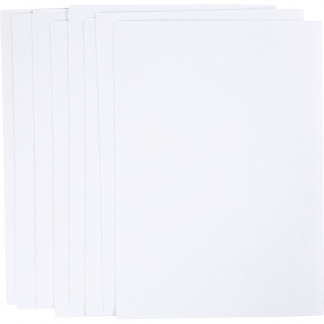 Vandopløselige Broderiark, A5, ark 148,5x210 mm, hvid, 8 ark/ 1 pk.