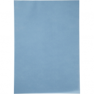 Pergamentpapir, A4, 210x297 mm, 100 g, blå, 10 ark/ 1 pk.