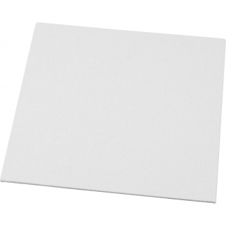 Malerplade, str. 20x20 cm, tykkelse 3 mm, 280 g, 10 stk./ 1 pk.