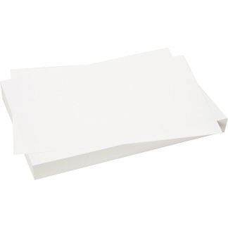 Karton, A4, 270 g, hvid, 10 ark/ 1 pk.