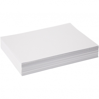 Tegnepapir, A4, ark 210x297 mm, 160 g, hvid, 250ark/ 1 pk.