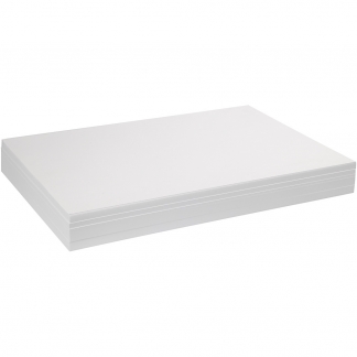 Tegnepapir, A2, ark 420x594 mm, 190 g, hvid, 250 ark/ 1 pk.