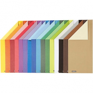 Color Bar Rivekarton, A4, 210x297 mm, 250 g, 16 ass. ark/ 1 pk.