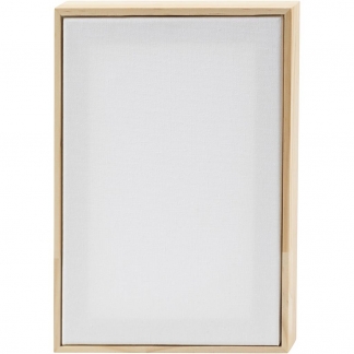 Malerlærred med træramme, str. 15,8x23,8 cm, 280 g, hvid, 10 stk./ 1 pk.