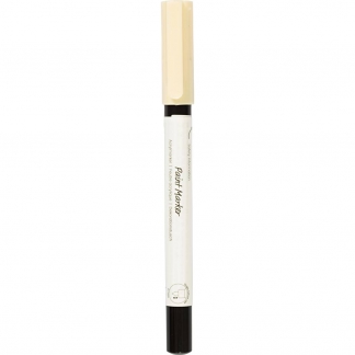 Dekorationstusch, streg 0,7 mm, creme, 1 stk.