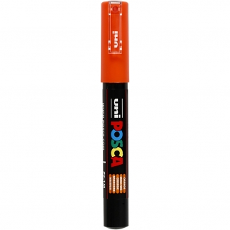 Posca Tusch, streg 0,7 mm, orange, 1stk./ 1 stk.