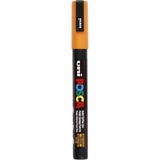 Posca Tusch, streg 0,9-1,3 mm, bright yellow, 1stk./ 1 stk.