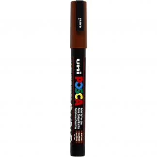 Posca Tusch, streg 0,9-1,3 mm, brun, 1stk./ 1 stk.