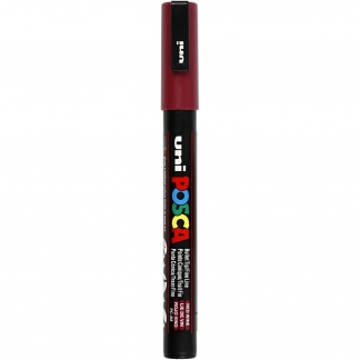 Posca Tusch, streg 0,9-1,3 mm, red wine, 1stk./ 1 stk.