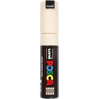 Posca Tusch, streg 8 mm, beige, 1stk./ 1 stk.