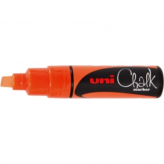 Chalk Marker, streg 8 mm, neon orange, 1stk./ 1 stk.