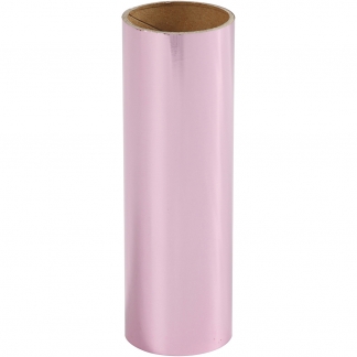 Dekorationsfolie, B: 15,5 cm, tykkelse 0,02 mm, pink, 50 cm/ 1 rl.