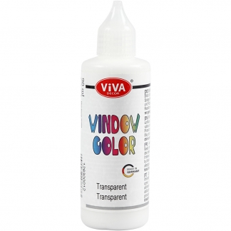 Viva Decor Window Color, transparent, 90ml/ 1 fl.