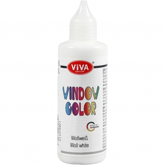 Viva Decor Window Color, hvid, 90ml/ 1 fl.