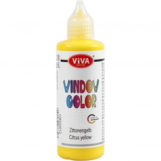 Viva Decor Window Color, gul, 90ml/ 1 fl.