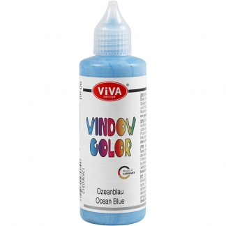 Viva Decor Window Color, lyseblå, 90ml/ 1 fl.