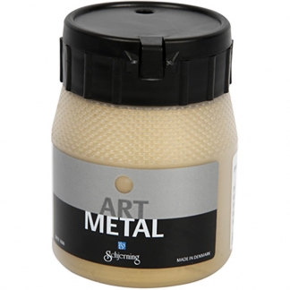 Hobbymaling Metallic, lys guld(5102), 250ml/ 1 fl.