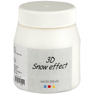 3D Snow effect, hvid, 250 ml/ 1 ds.