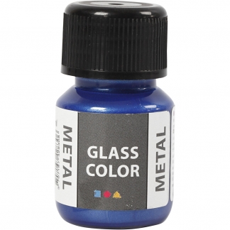 Glass Color Metal, blå, 30 ml/ 1 fl.