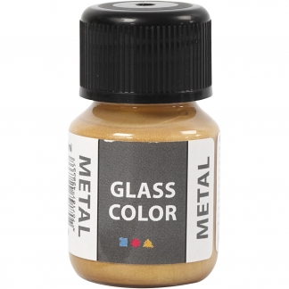 Glass Color Metal, guld, 30 ml/ 1 fl.