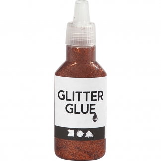 Glitterlim, orange, 25ml/ 1 fl.