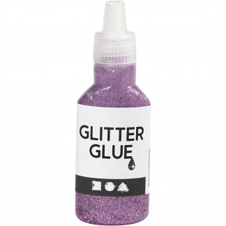 Glitterlim, lilla, 25ml/ 1 fl.