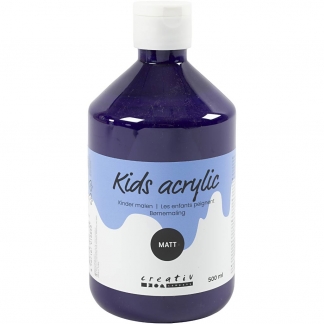 Akrylmaling Mat, violet, 500ml/ 1 fl.